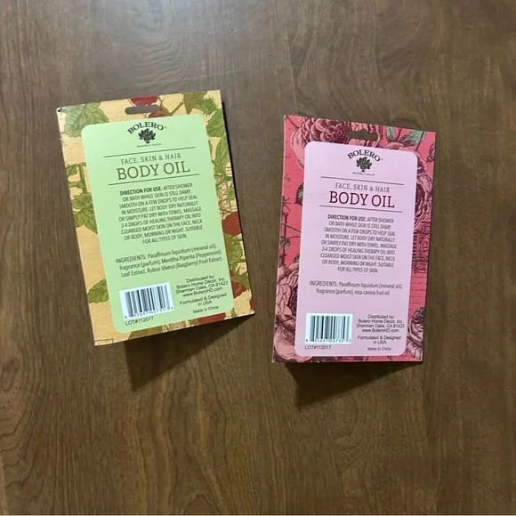 Bolero body oil(2)  NWT - Picture 2 of 2